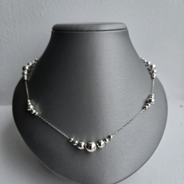 Alchemy Beads: Round Alchemy Beaded Lasso Necklace Silver