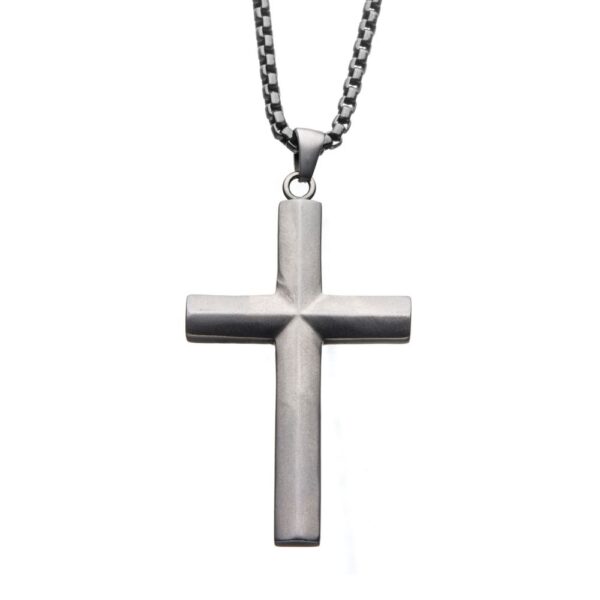 SPIRITUAL: Stainless Steel Cross Pendant