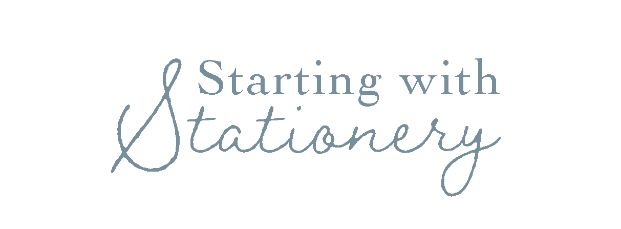 Starting With Stationery